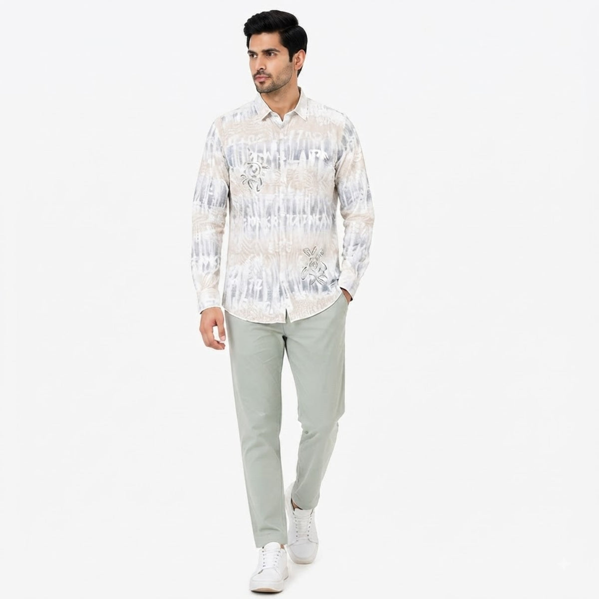 Premium Frosted Bloom Luxe Shirt