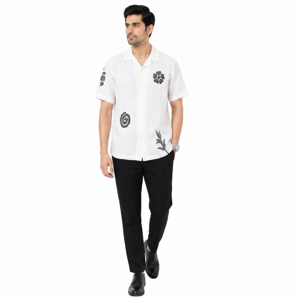 Premium Ivory Artisanal Shirt