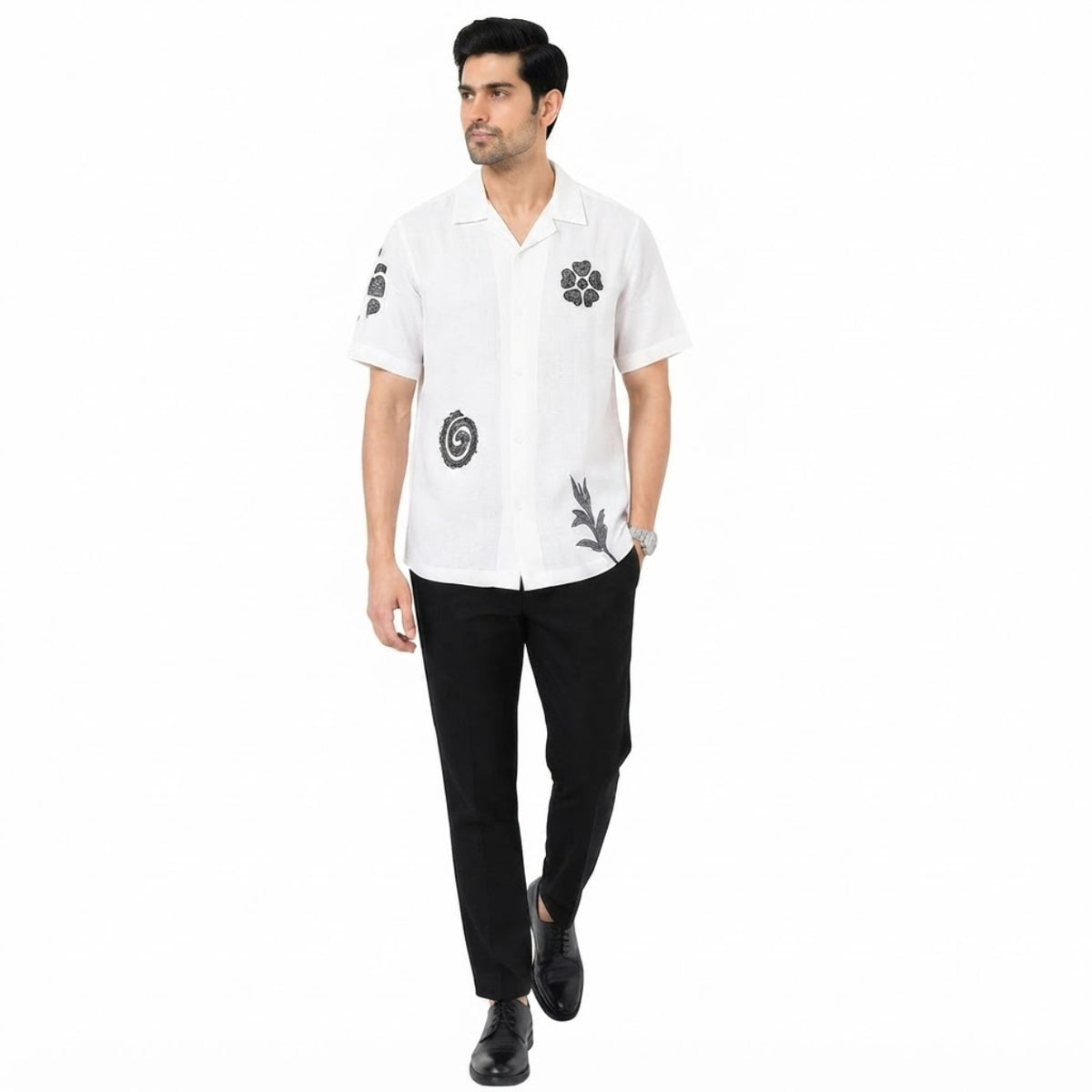 Premium Ivory Artisanal Shirt