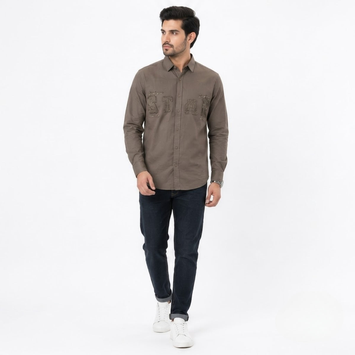 The Premium Star Embroidered Shirt