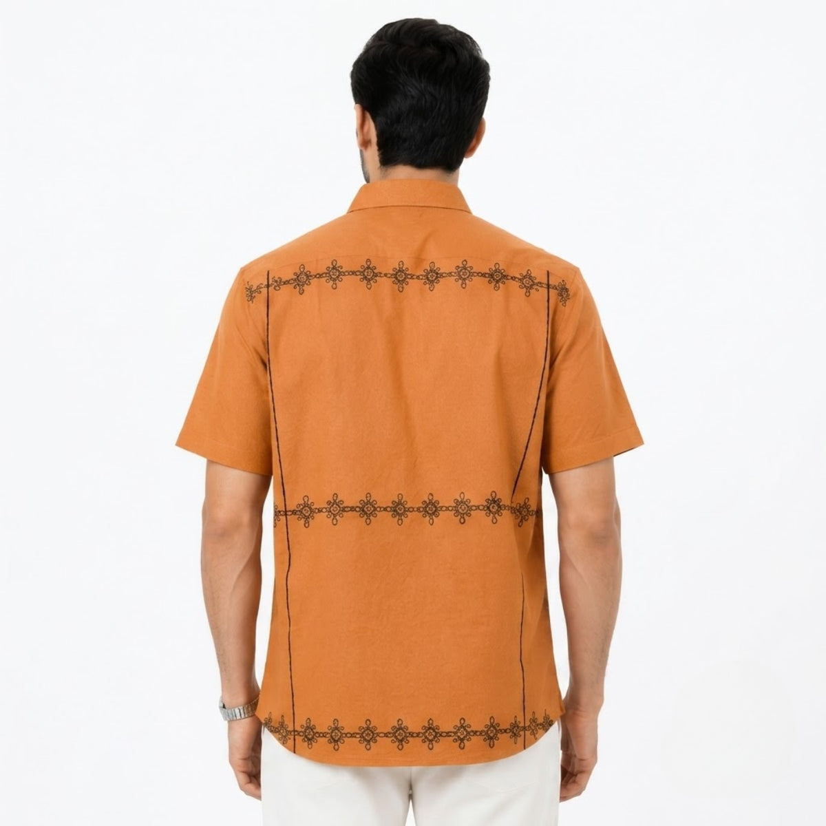 Premium Heritage Orange Artisan Shirt