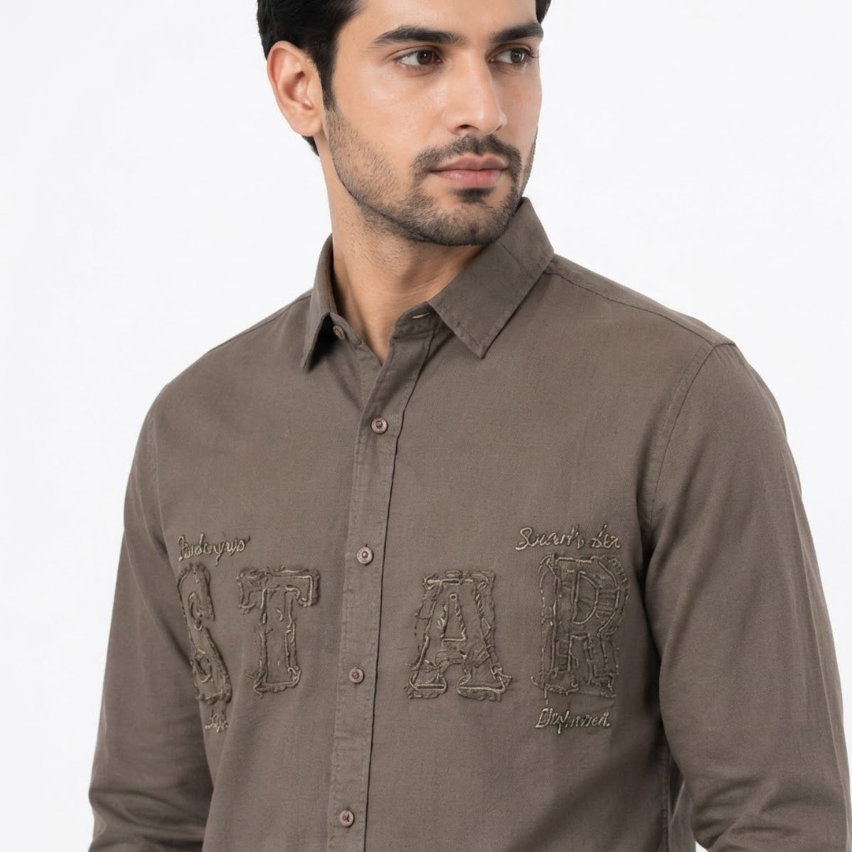 The Premium Star Embroidered Shirt
