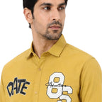 Premium Mustard Urban Patch Shirt