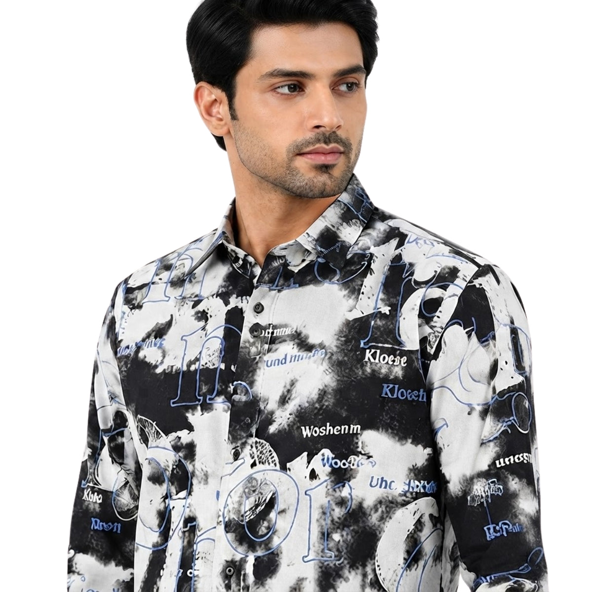 Premium Noir Abstract Luxe Shirt