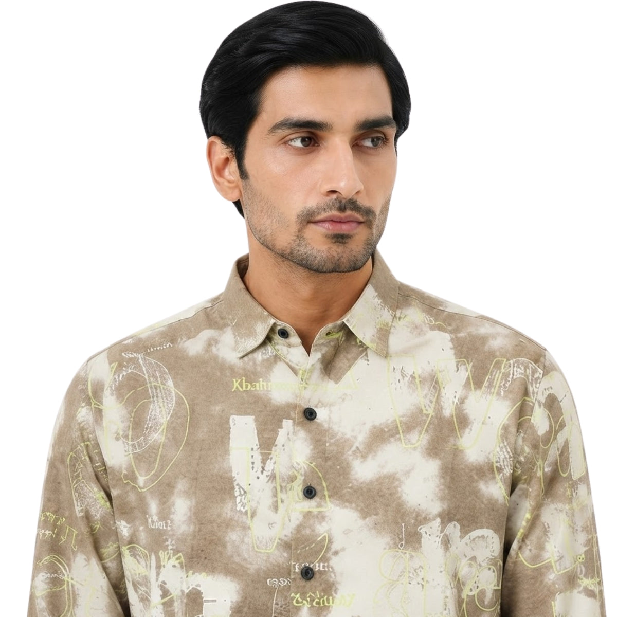 Premium Mocha Abstract Luxe Shirt