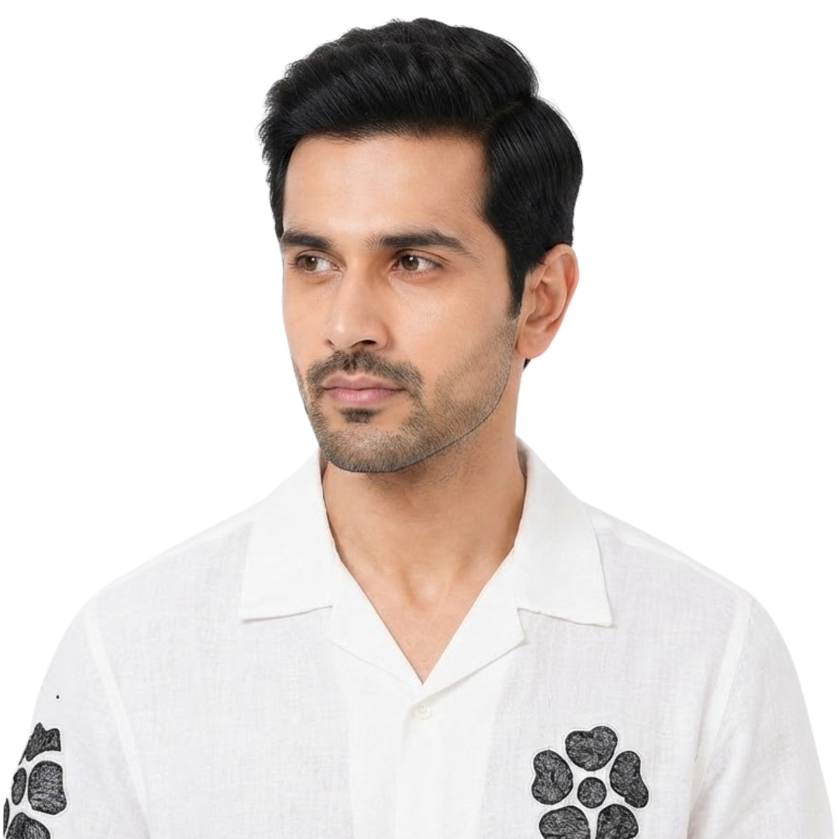 Premium White Blossom Signature Shirt