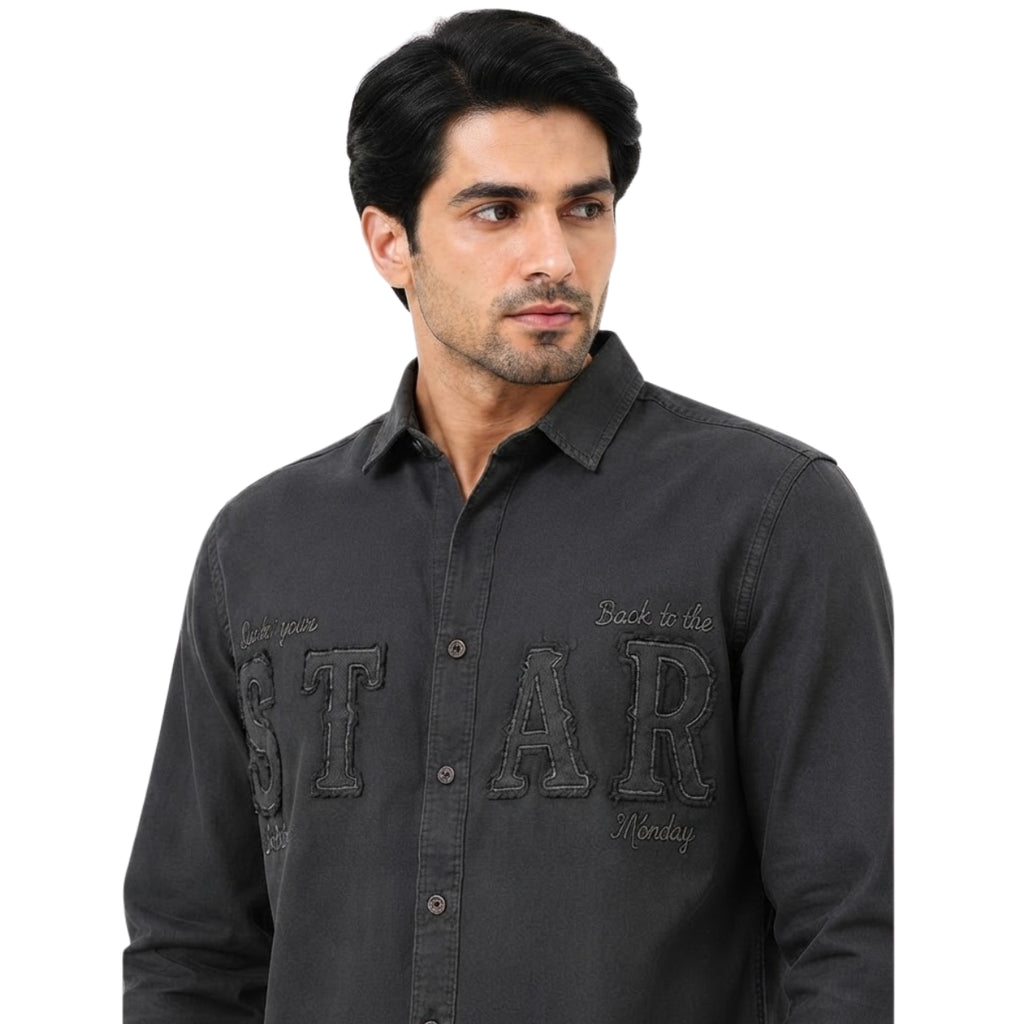 Premium Urban Luxe Black Shirt