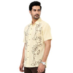 Premium Ivory Floral Luxe Shirt
