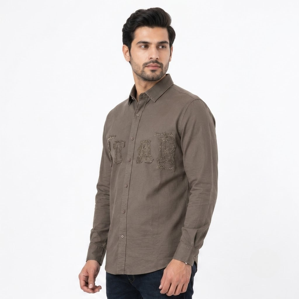 The Premium Star Embroidered Shirt