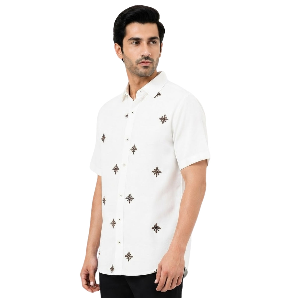Premium White Blossom Signature Shirt