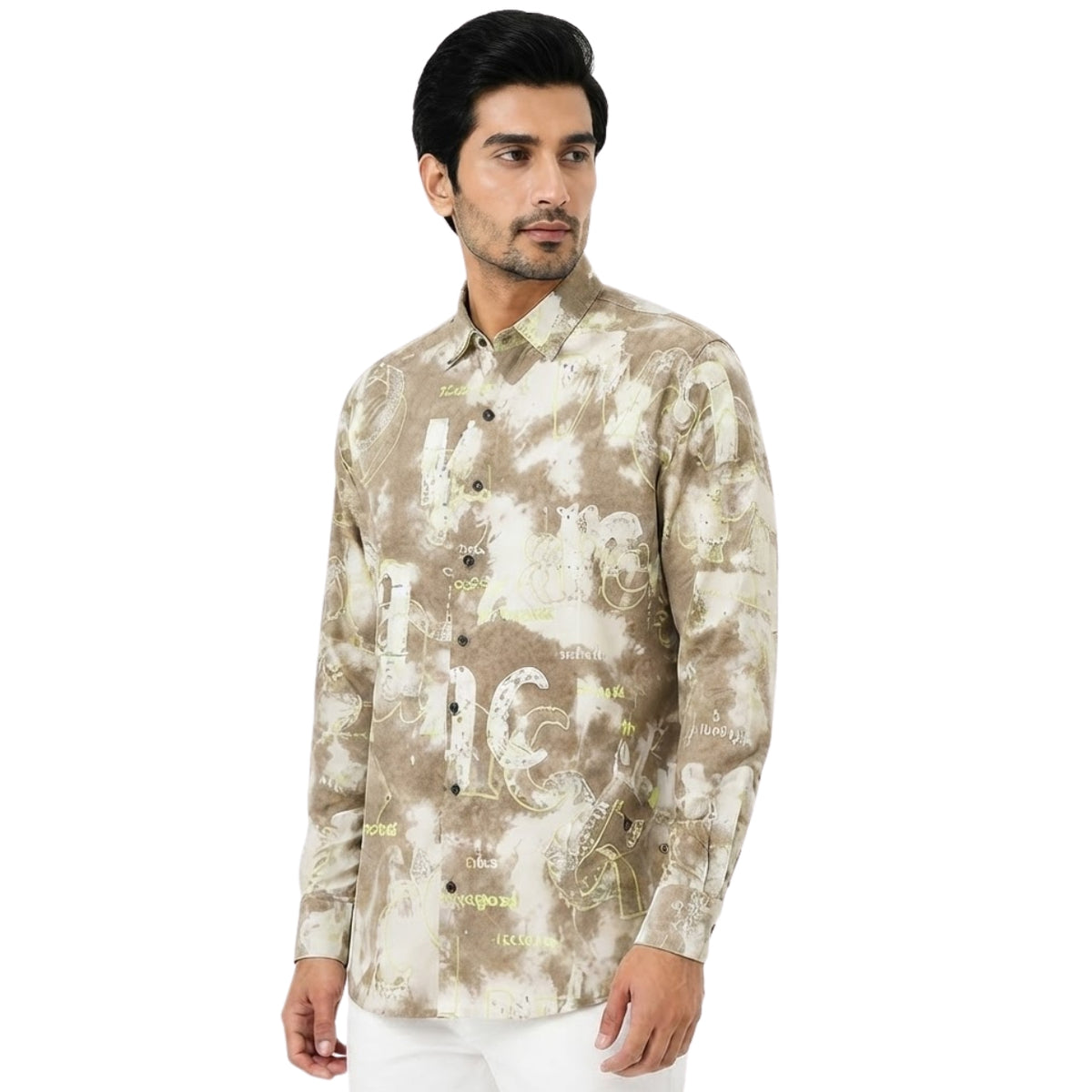 Premium Mocha Abstract Luxe Shirt